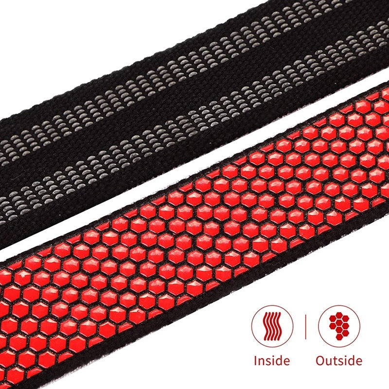 Powerlifting Deadlift straps with Gel Grips