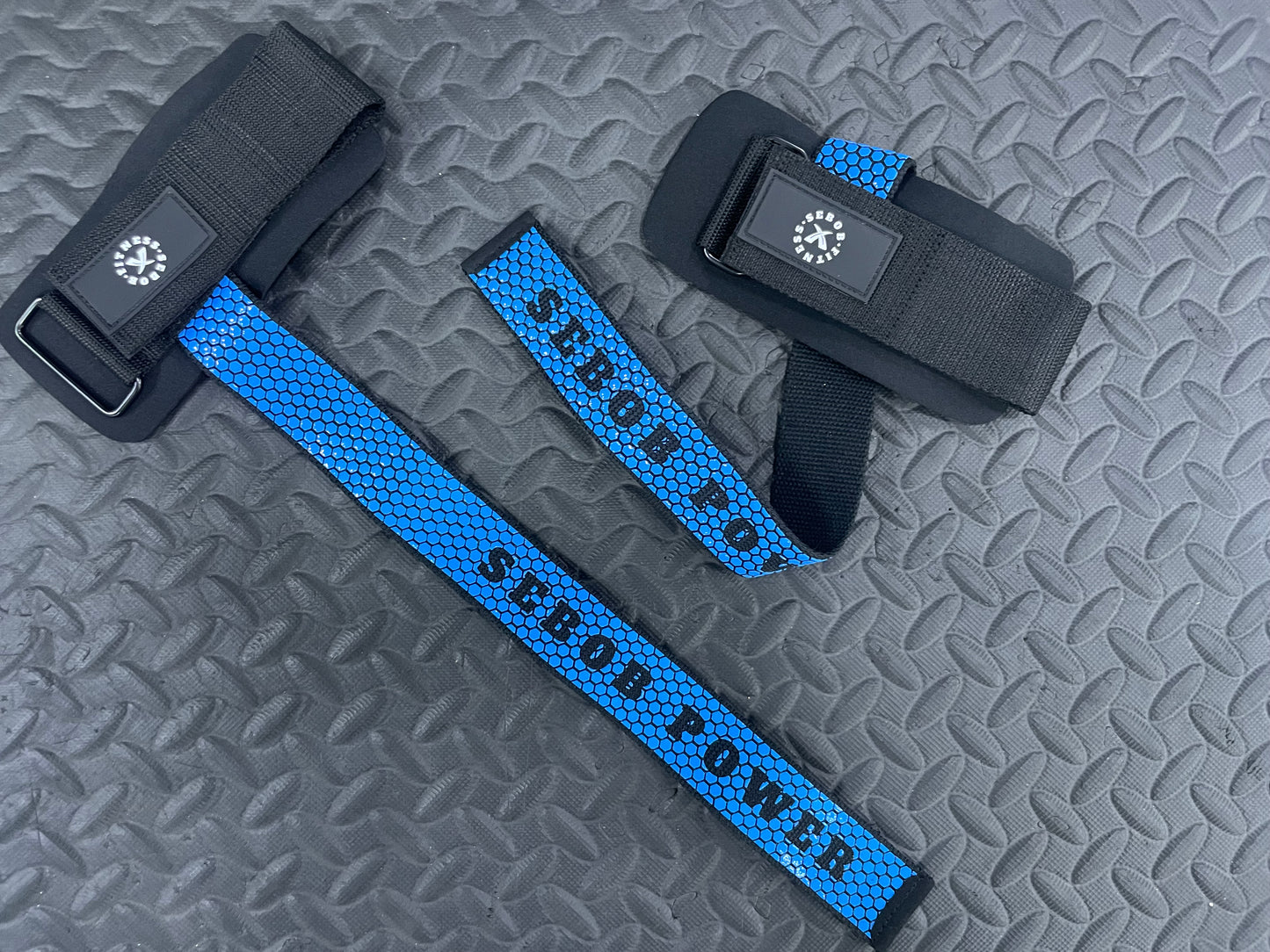 Powerlifting Deadlift straps with Gel Grips