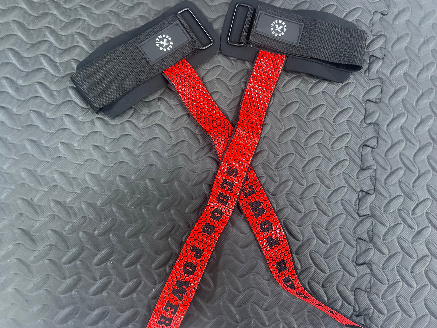 Powerlifting Deadlift straps with Gel Grips